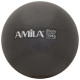 Amila Μπάλα Pilates, 25cm, Μαύρη, bulk